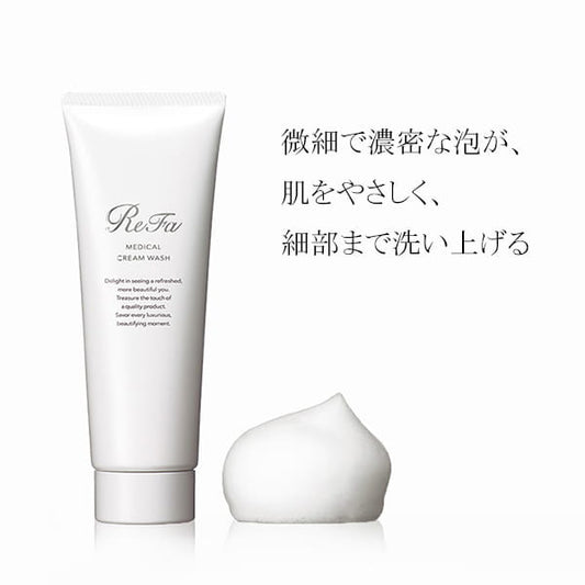 ReFa Medical Cream Wash, 120g (White Floral)