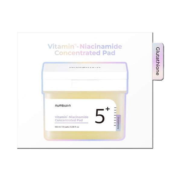 Numbuzin No.5 Shirotama Glutathione C Film Pad, 70 sheets