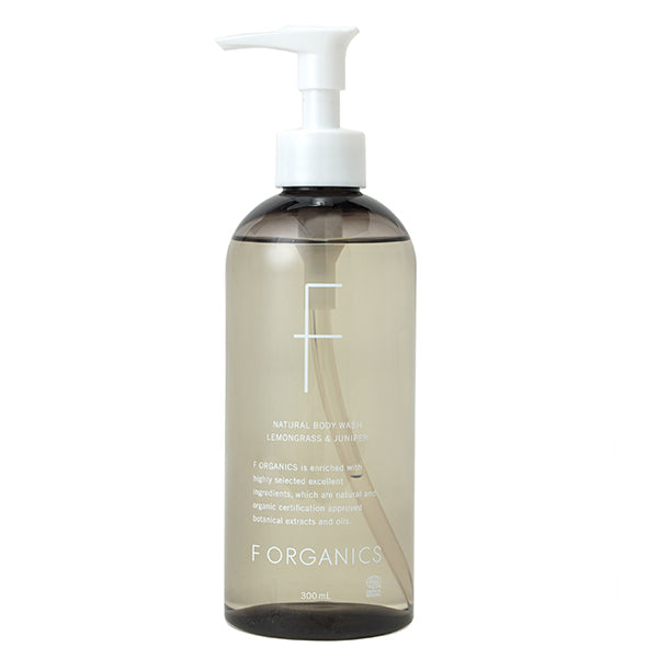 F ORGANICS Natural Body Wash N, 300ml (Lemongrass & Juniper)