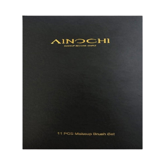 AINOCHI Makeup Brush Rose Gold, 11 brushes