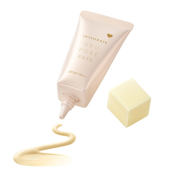 INTEGRATE Moist Pure Base, SPF50+ PA+++, Lemon, 30g, Fragrance-free
