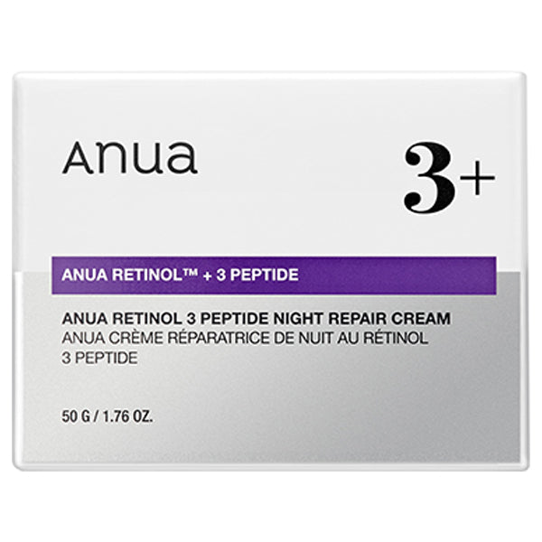 Anua Retinol 3 Peptide Night Repair Cream, 50g (Moist)