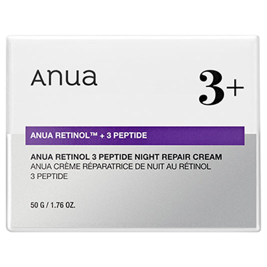 Anua Retinol 3 Peptide Night Repair Cream, 50g (Moist)