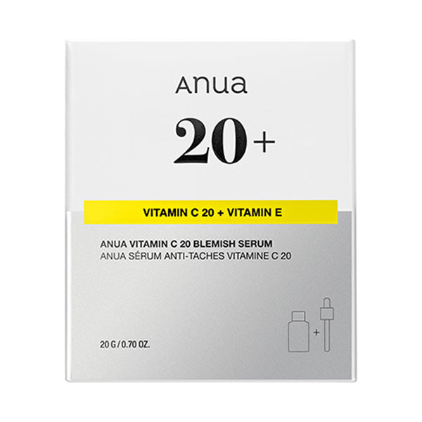 Anua VITAMIN C 20 BLEMISH SERUM, 20g, Moisturizing