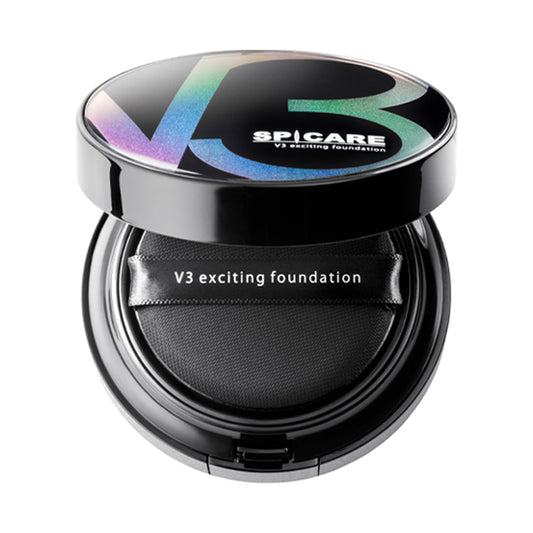 V3 Exciting Foundation, SPF37 PA++, 15g, Watery Glow Finish