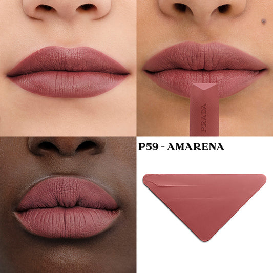 Prada Beauty Monochrome Weightless Lip Color Matte Leather (P59 Amarena)