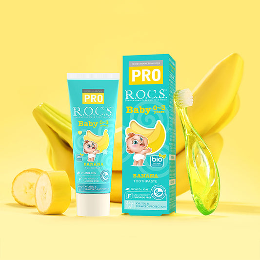 R.O.C.S. PRO Toothpaste Baby (Banana), 45g