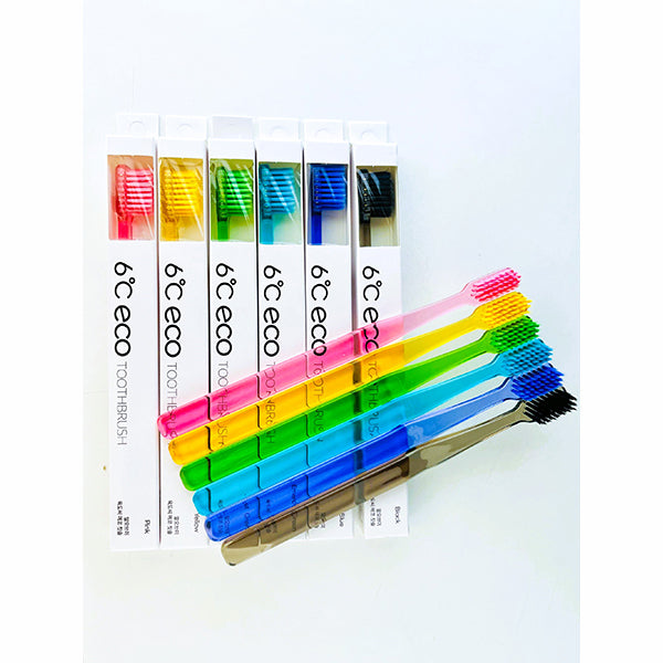 ROV 6°C ECO Toothbrush Soft (Emerald Green), 1 Unit