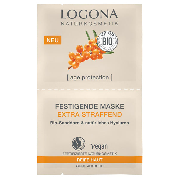 LOGONA Age Protection Facial Mask, 7.5ml x 2
