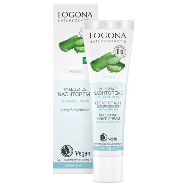 Logona Moisture Night Cream, 30ml (Aloe Vera)