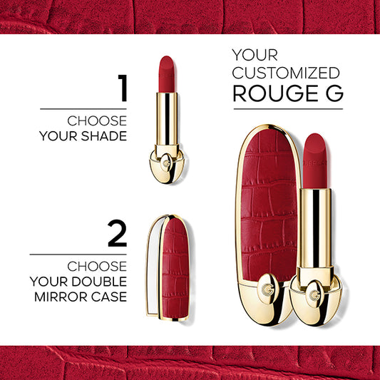 GUERLAIN Rouge G Case (Art Deco)