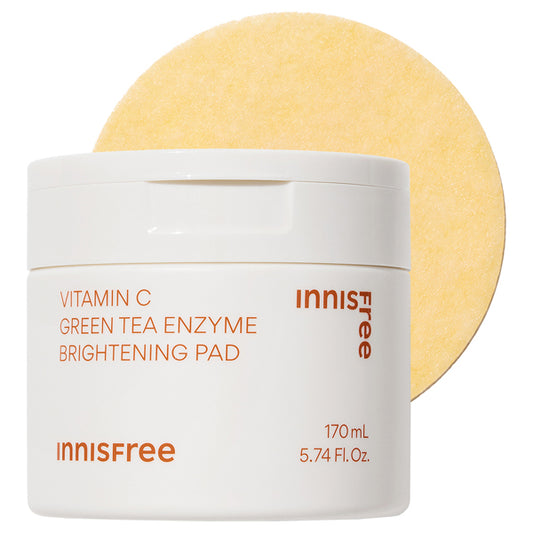 Innisfree Vita C Green Tea Enzyme Bright Pad, 170ml (60 Pads)
