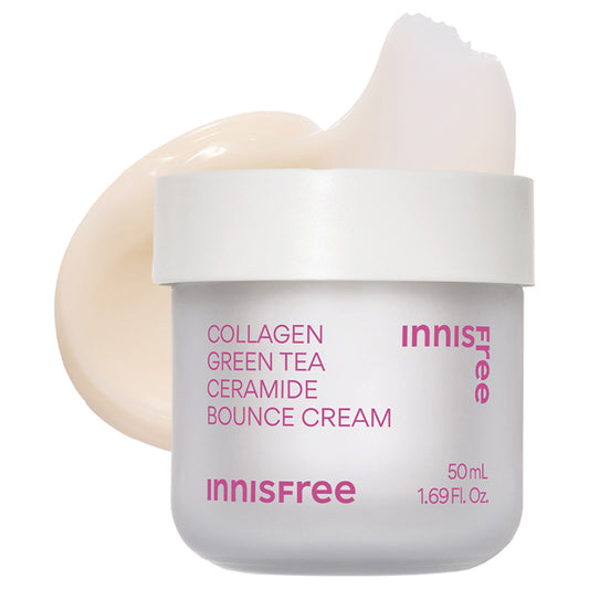 Innisfree Collagen Green Tea Ceramide Bounce Cream, 50ml