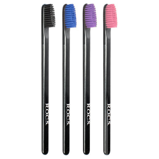R.O.C.S. PRO Toothbrush Black Edition Medium