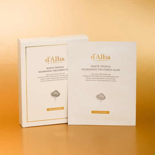 d’Alba White Truffle Nourishing Treatment Mask, 3pcs