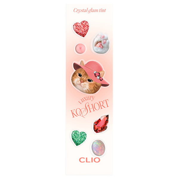 Crystal Glam Tint Nyansei Gyakuten Collection, 102 Gorgeous Peach Quartz, 3.4g