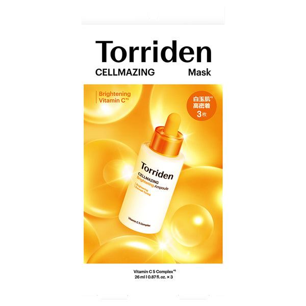Torriden Cellmaging Vita C Brightening Face Mask, 3 sheets