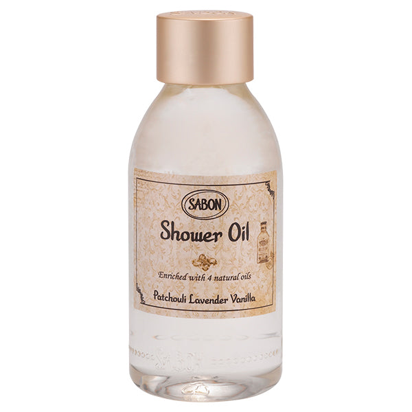 SABON Shower Oil Patchouli Lavender Vanilla, 100ml