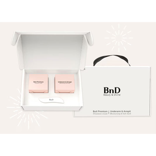 BnD Gift Set (Underarm Cream + Hip Cream + Spatula Gua Sha)