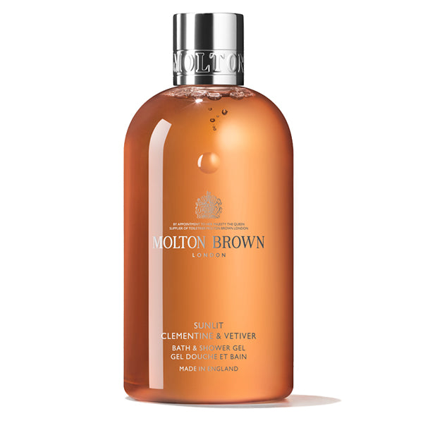 MOLTON BROWN Sunlit Clementine & Vetiver Bath & Shower Gel, 300ml