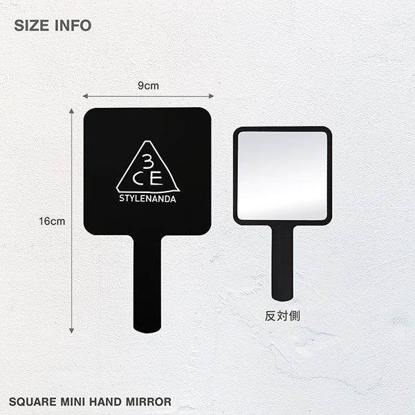 3CE STYLENANDA 3CE Square Mini Hand Mirror (Pink Rumor)