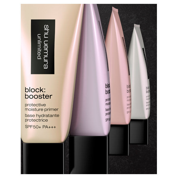 shu uemura Unlimited Block: Booster, SPF50+ PA+++, Violet Mauve, 30ml