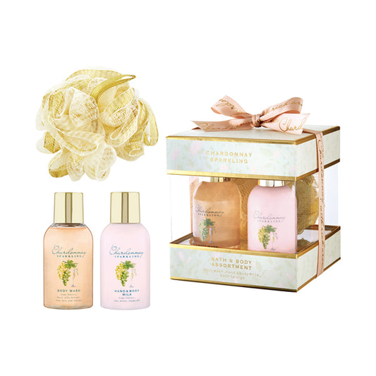 Chardonnay Sparkling Bath & Body Care Set (Champagne)