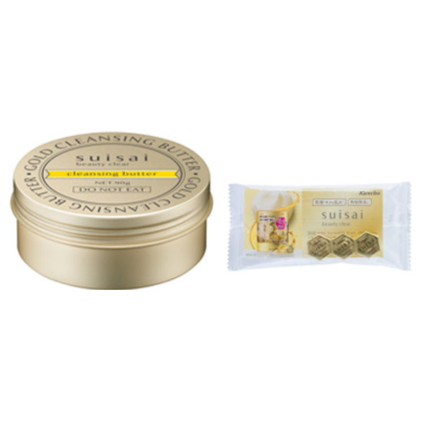 suisai Beauty Clear Gold Cleansing Butter Set, 90g+6.4g (Sweet Butter Scent)