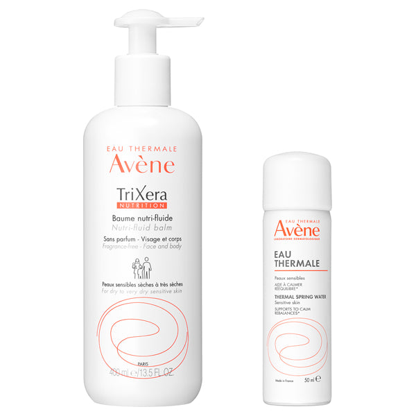 Trixera NT Fluid Cream (Large) P5 Campaign Set, 400ml + 50g, Unscented