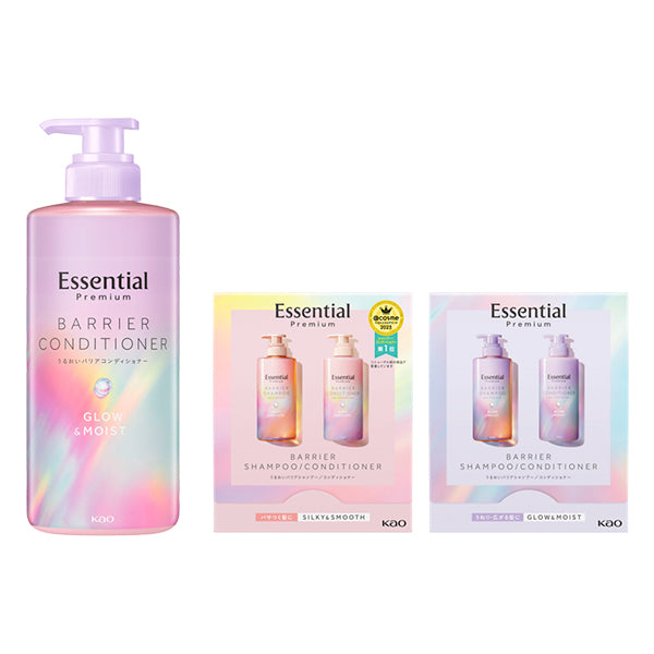Essential Premium Moisture Barrier Conditioner Glow & Moist Pump Set