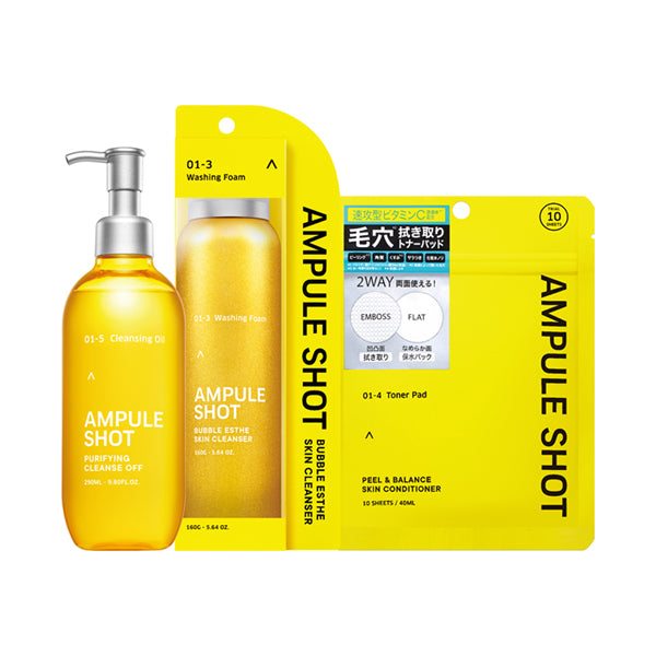 Ampoule Shot VC Special Kit, 290ml + 160g + 10 sheets