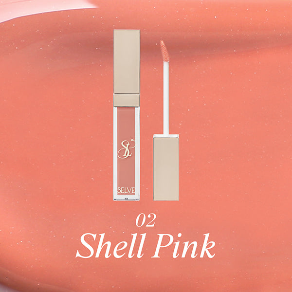 Glossy Lip Oil, 02 Shell Pink, 7g