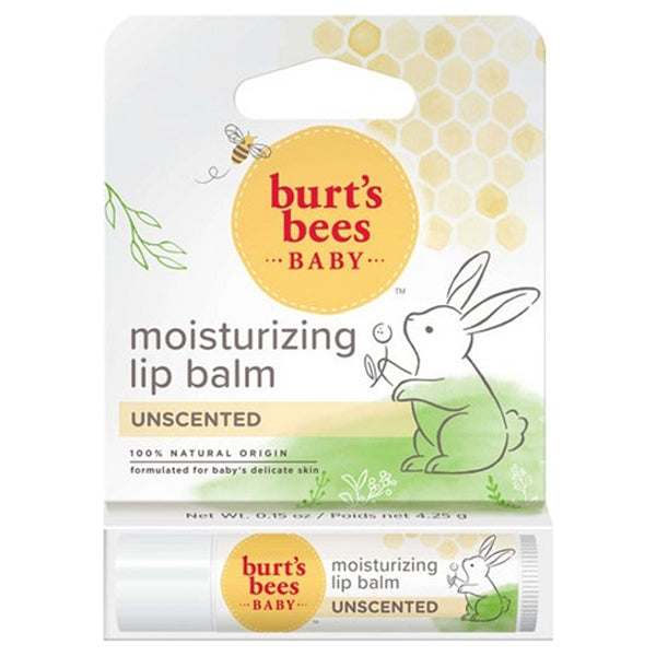 BURT'S BEES Baby Lip Balm (Unscented), 4.25g