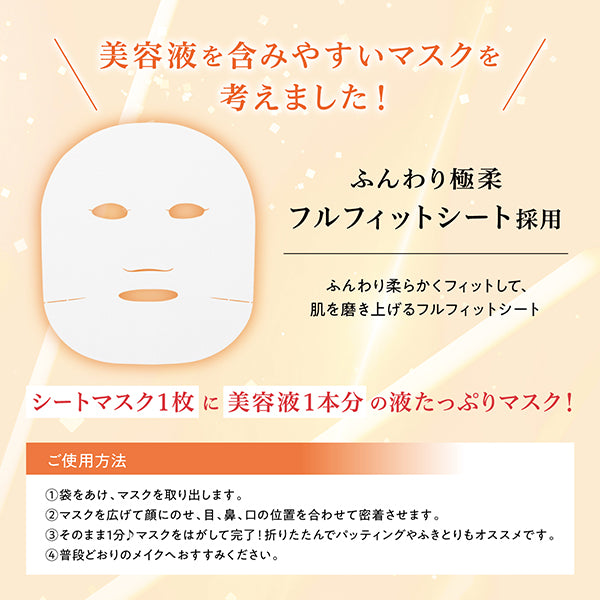 Saborino Mega Shot Morning Glossy Peel Mask CC (Sparkle Sunshine), 32 Sheets