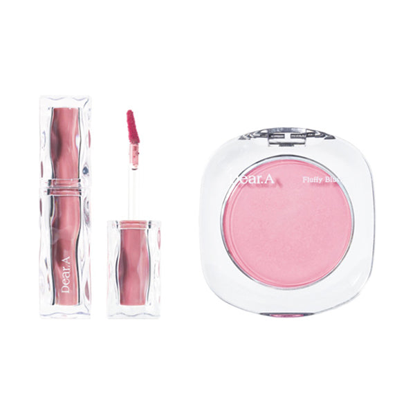 Cheek & Lip Set (Cool Tones Set), 4.5g+1.8g