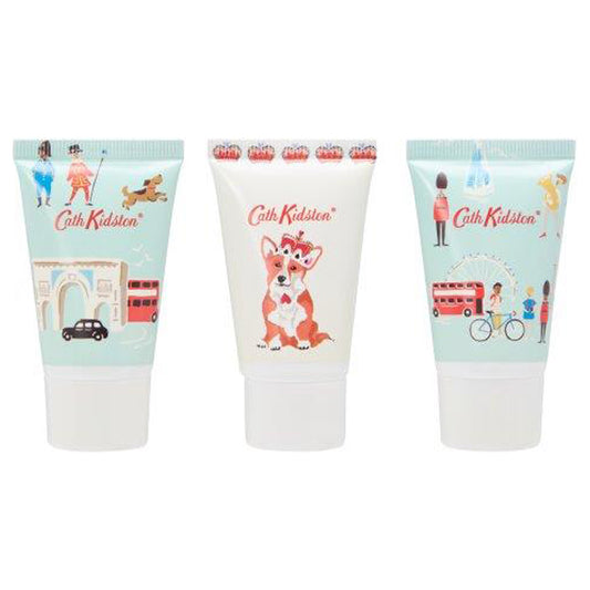 CathKidston Hand Cream Trio London Corgi, 30ml x 3