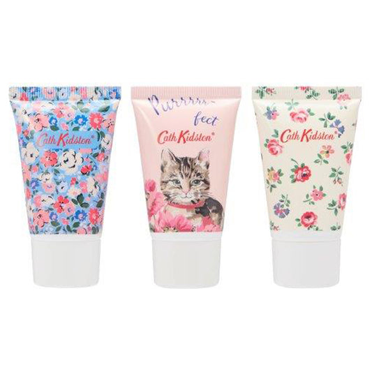 CathKidston Hand Cream Trio Clifton Cat, 30ml x 3