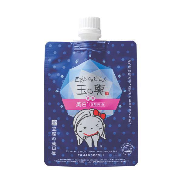 Soy Milk Yogurt Pack Tama no Koshi Medicinal Whitening Pack, 150g, Peach Yogurt Scent