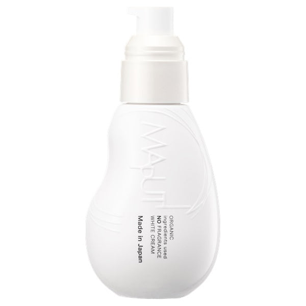 Organic Fragrance-Free White Cream, 100ml, Spreads easily and leaves a moisturized finish, Contains original fragrance