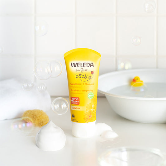WELEDA Calendula Baby Wash & Shampoo, 200ml