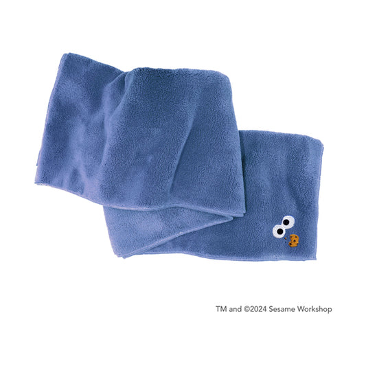 HAHONICO Hair Dry Microfiber Towel (Cookie Monster)
