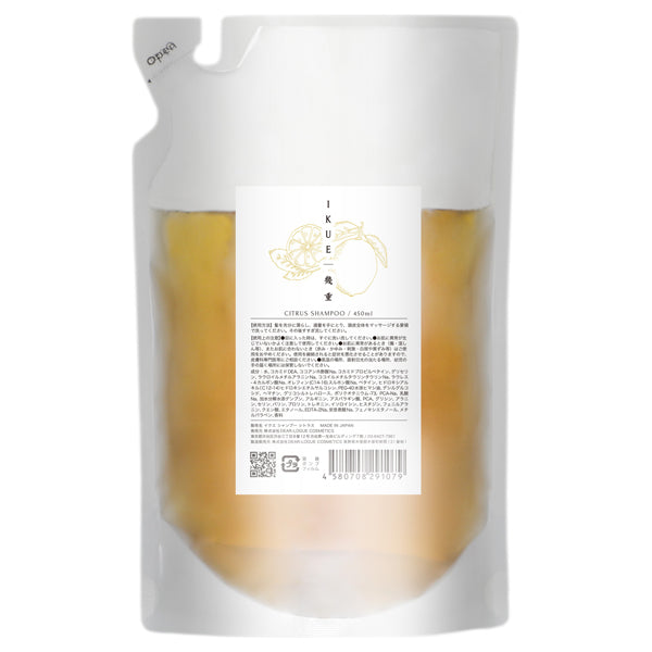 IKUE Shampoo Refill (Fresh Citrus), 450ml
