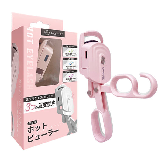 ShinkoQ Hot Eyelash Curler Petal Curl (Pink), 40g