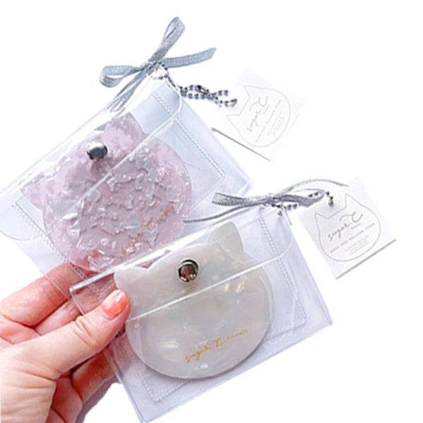 sugar.C beauty Cat Handy Mirror (White), 1 Unit