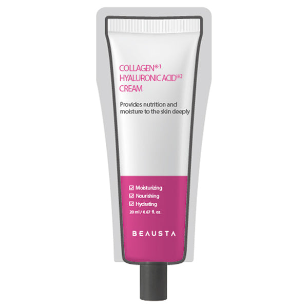 BEAUSTA Dual Formula Collagen x Hyaluronic Acid Cream, 20ml