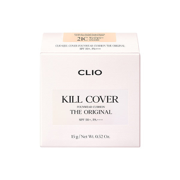 CLIO Kill Cover Fun Wear Cushion The Original, SPF50+ PA+++, 21C Lingerie, 15g