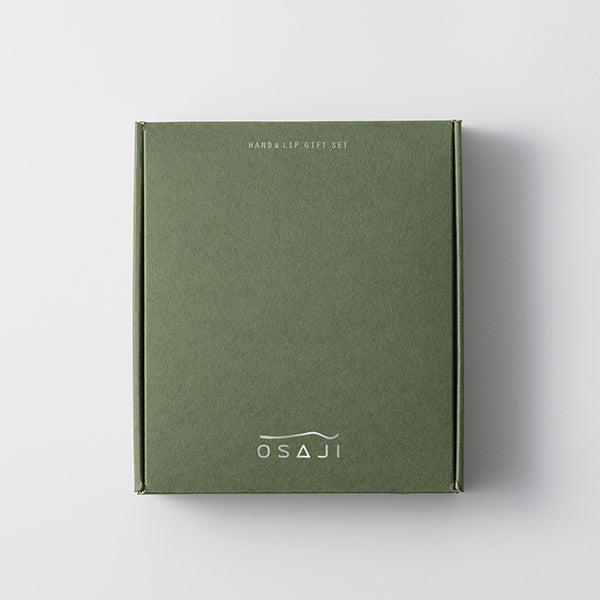 OSAJI Hand & Lip Gift Set, 50g + 10g