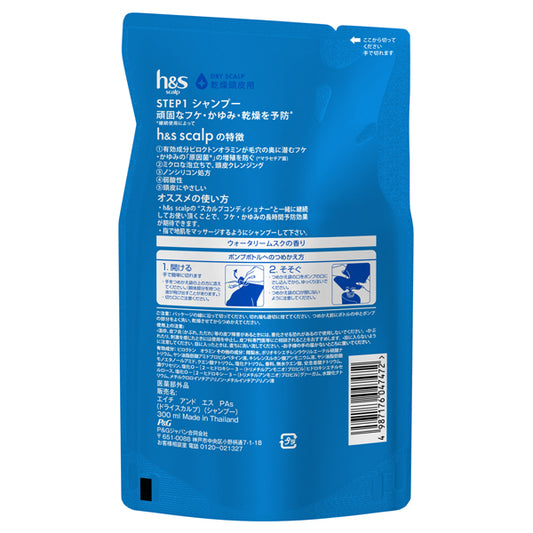 h&s Dry Scalp Shampoo Refill, 300ml