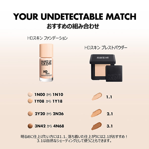 MAKE UP FOR EVER HD Skin Pressed Powder (3.1)