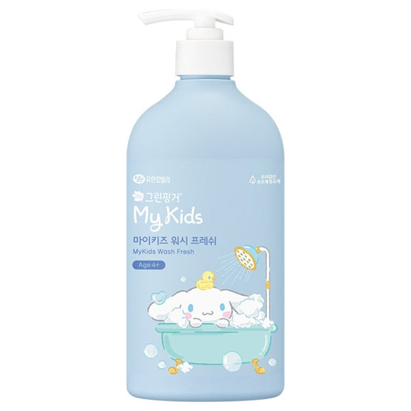My Kids Fresh Wash, Cinnamoroll, 500ml, Refreshing Green Forest Fresh Green Scent